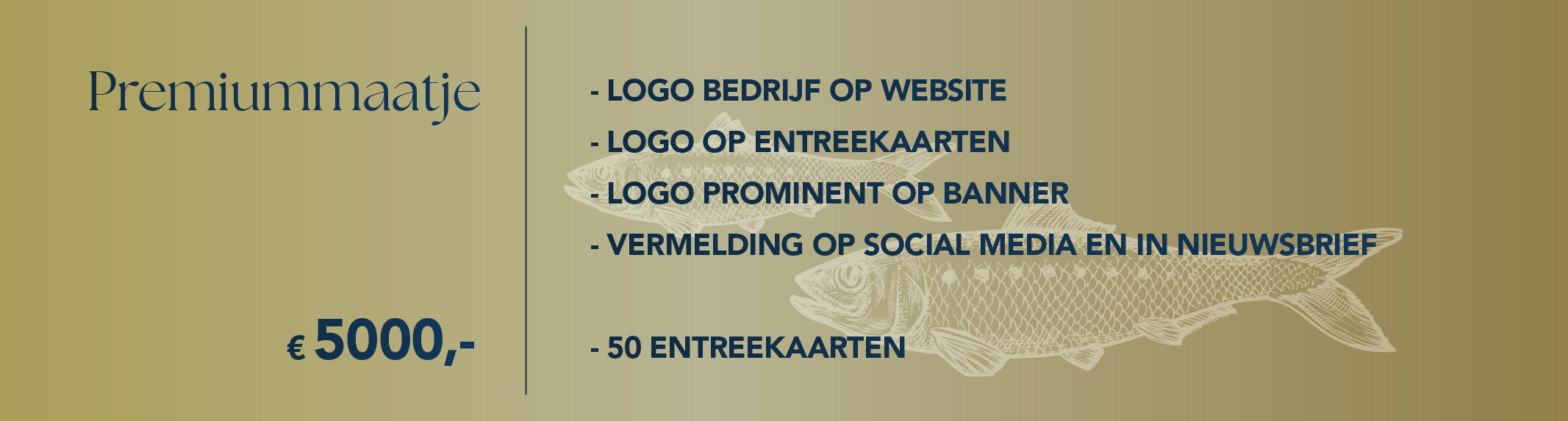 Sponsorpakketten Bossche HaringParty