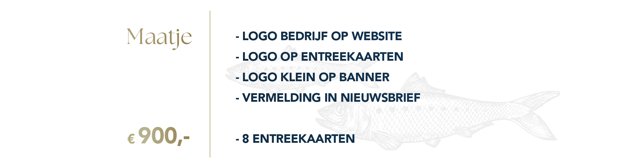 Sponsorpakketten Bossche HaringParty